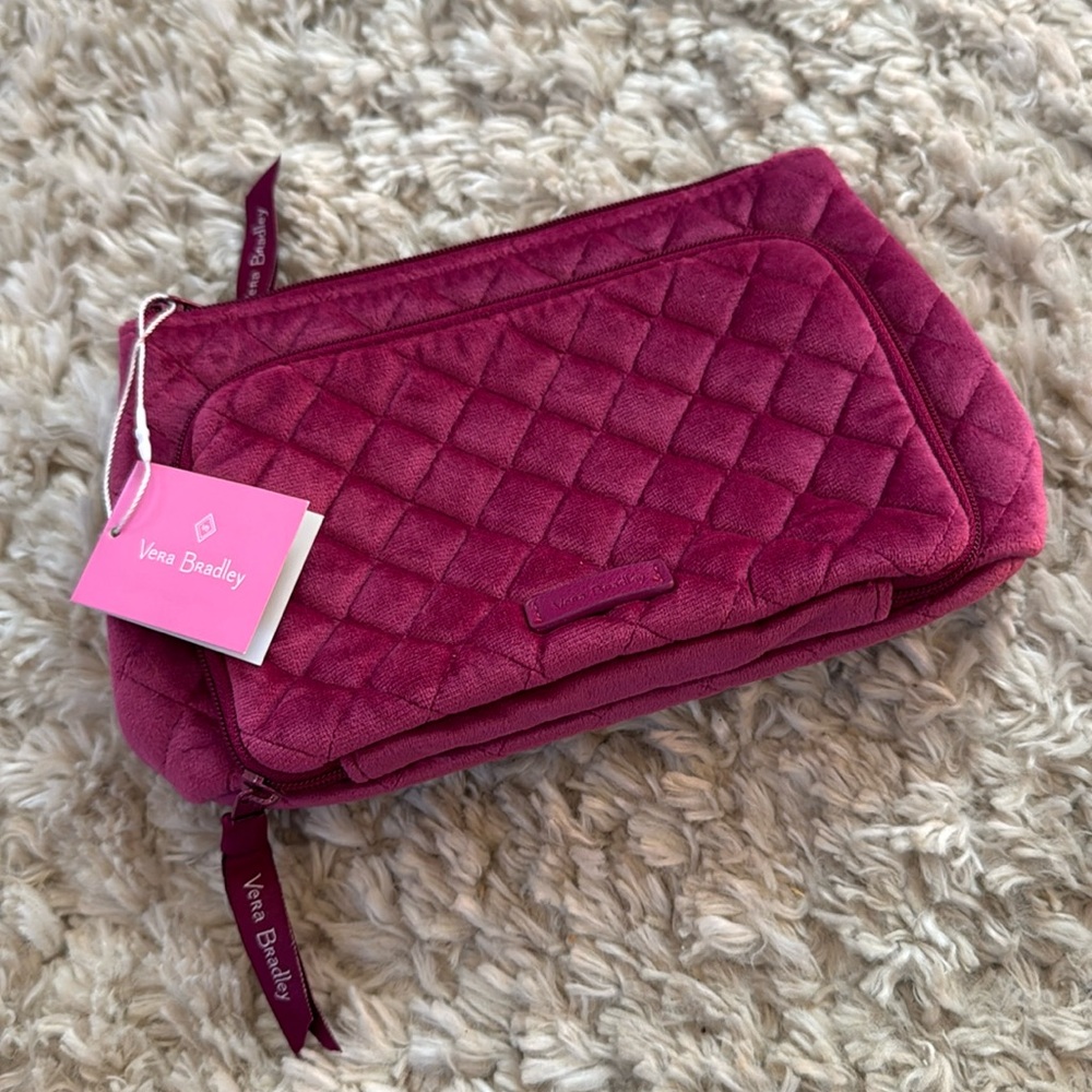 VERA BRADLEY Compact Organizer in Majestic Magenta NEW with tags